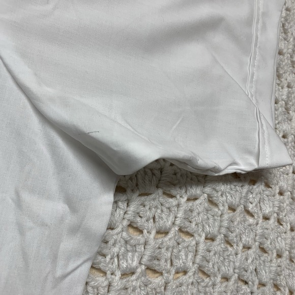 NWT Ely Cattleman Pearl Snap Dress Shirt Men's Sz 17 White Short Sleeve Western - Picture 5 of 9